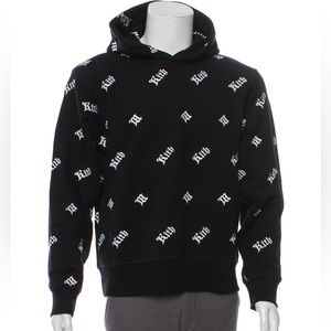 Kith Unisex x MISBHV Monogram Embroidered Hoodie Black Sz Small